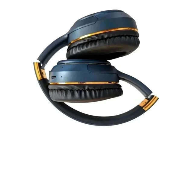 NWT Bluetooth Headphones Foldable Wireless Over-Ear Headphones Blue - Picture 6 of 8